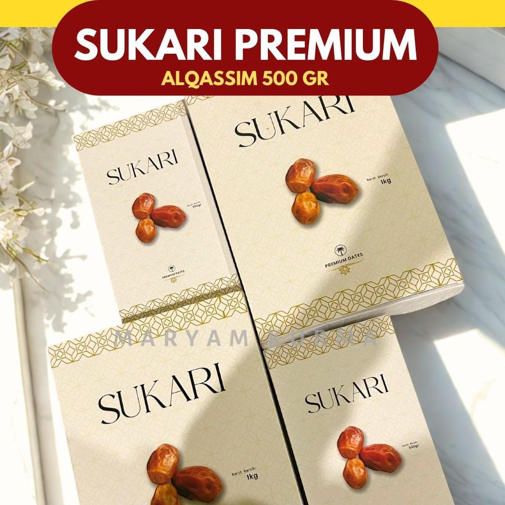 Bisa Cod 1/2 Kg Kurma Sukari Premium  500Gr / Sukkari Al Qassim / Kurma Medan 500 Gr