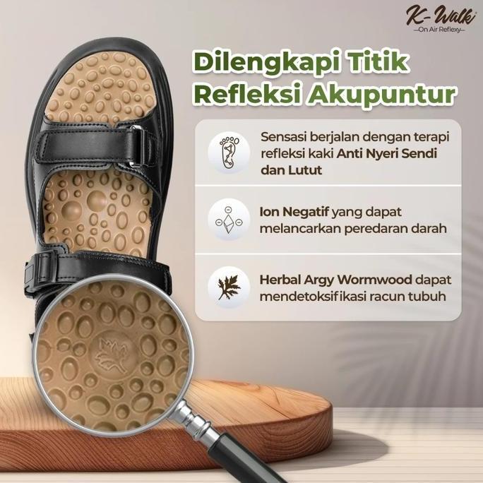 Ready [New Series] Sandal K-Walk Relaxer Jaco Sendal Kwalk Sendal Umroh | Original 100%
