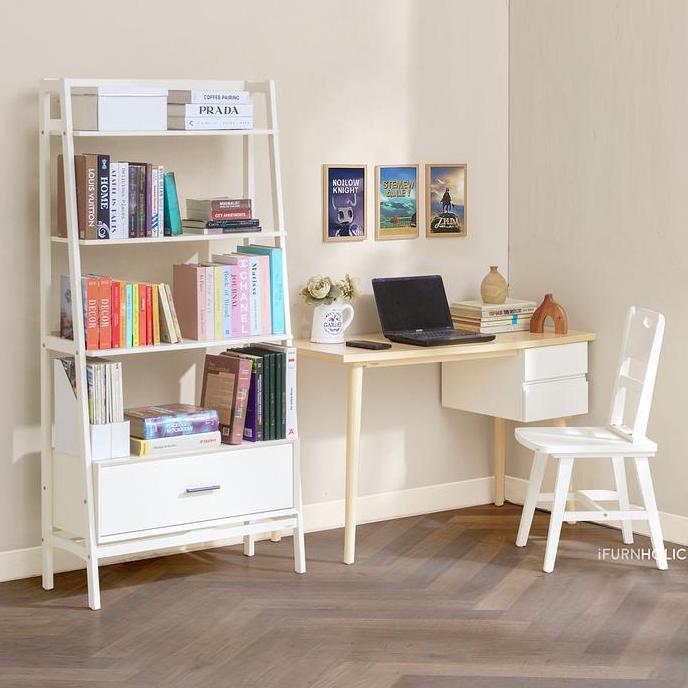 Terlaris Ifurnholic Wendy Scandy Desk I Meja Belajar Aesthetic | Meja Kamar Dan Konsole Minimalis | 