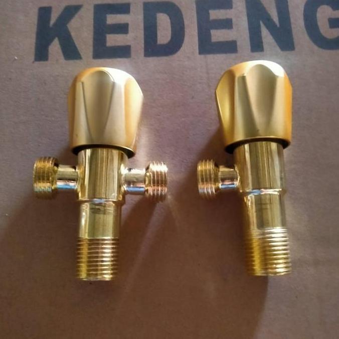 stop kran gold shower / kran shower Gold Wastafel