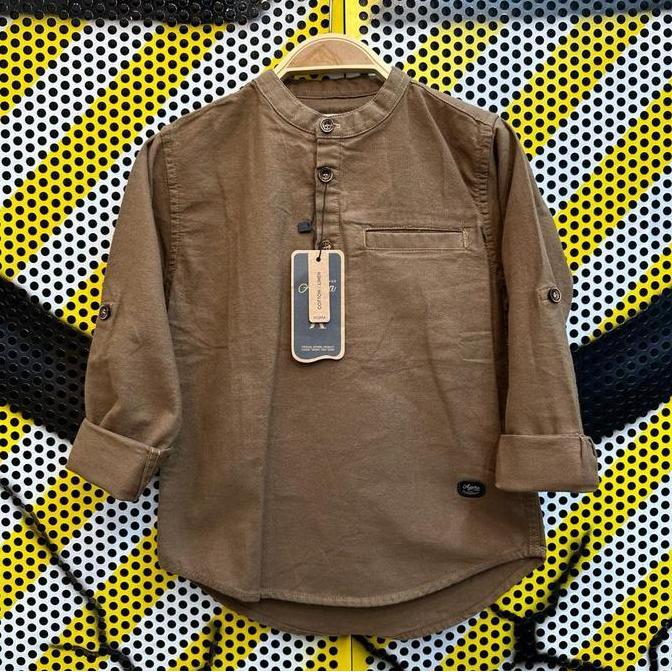 Agera Junior - Koko Panjang RS kancing setengah - KOKO panjang anak kekinian new fashion 2025 - Ager