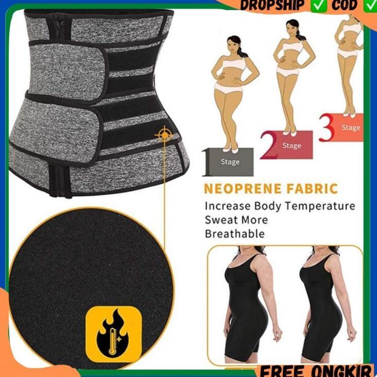 Waist trainer double strap korset