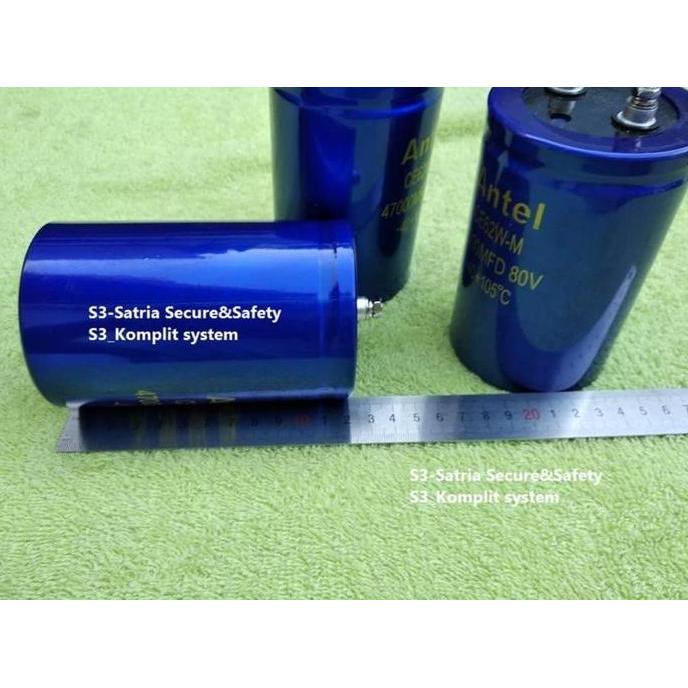 Promo Elco 47.000uF 80V Elko 47000Mfd 47000 MFD uf 80 V volt 47000uf 80volt Diskon