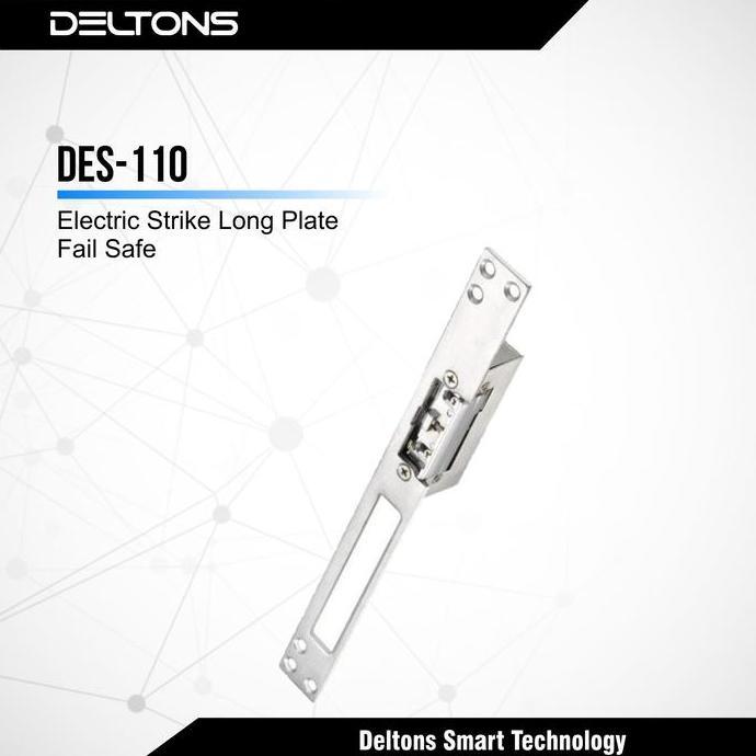 Balulaseller - Electric Strike Elektrik Door Strike Lock Long Plate