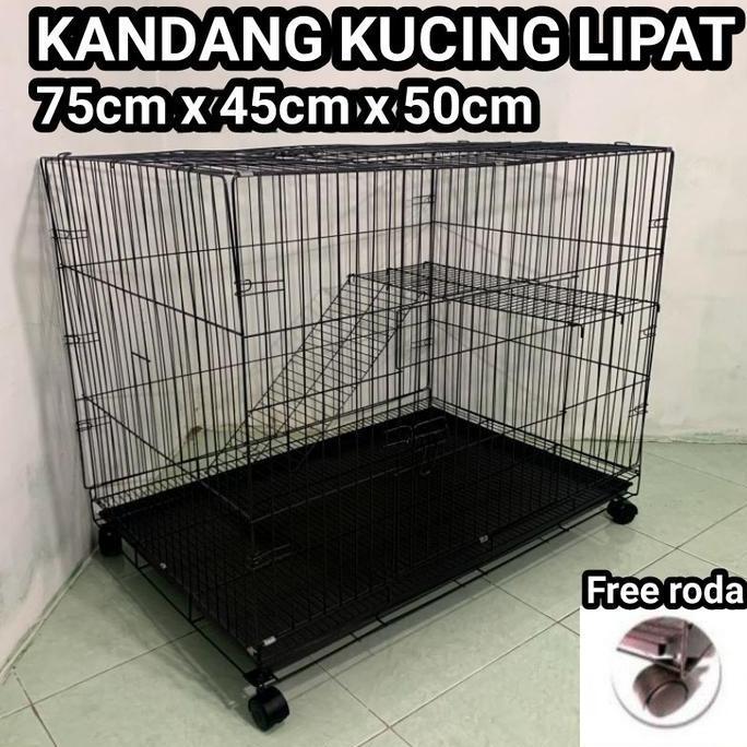 Kandang Kucing Besar Kandang Kucing Ukuran 75 Kandang Lipat Xl Kualitas Premium