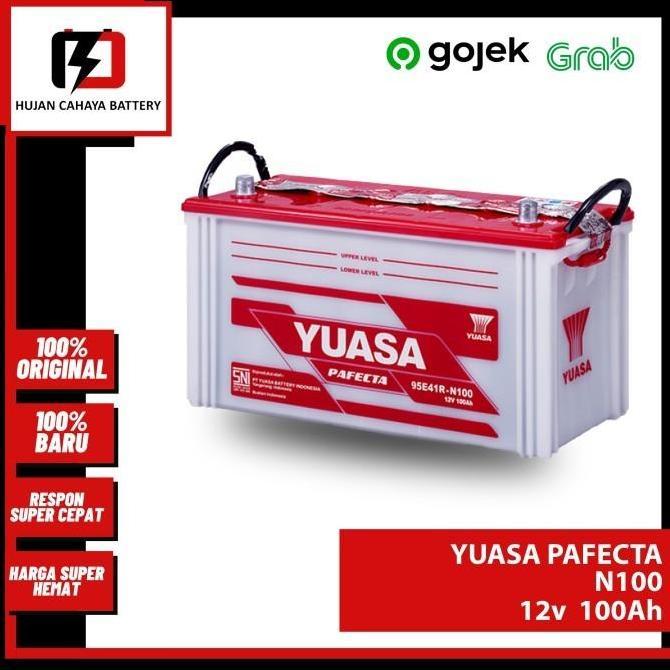 Aki Mobil YUASA PAFECTA N100 / N-100 / N100 - Aki DAIHATSU TAFT