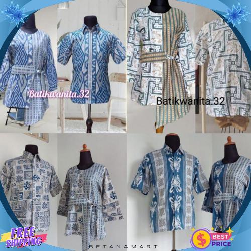 Batik Couple | Batik Couple Modern | Baju Batik Couple | Batik blose Couple Terbaru Diskon Imlek