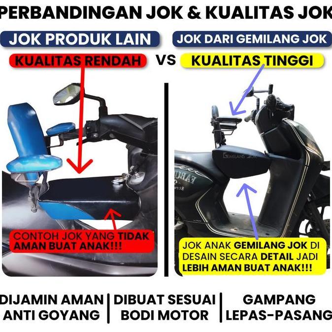 JOK BONCENGAN MOTOR GENIO