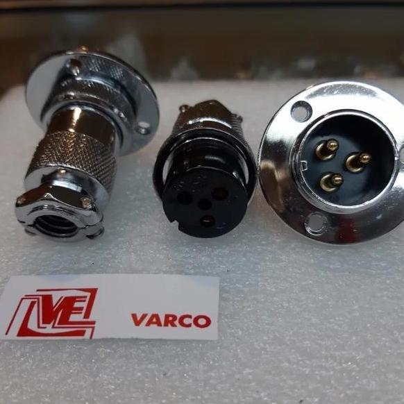 Promo conector connector aviation 25mm 3pin Diskon