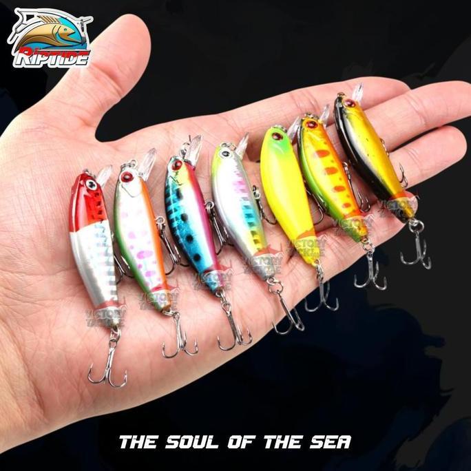 UMPAN PANCING LURE MINNOW Riptide RAIJIN MINNOW SINKING LURE 5.6 CM 6.6 GRAM | RIPTIDE WULUNG UMPAN 