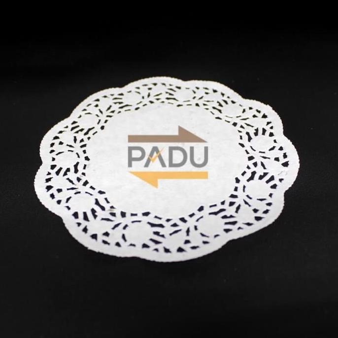 Kertas Doyleys 5.5" (Putih) - 250pcs Alas Toples Kue / Kertas Renda
