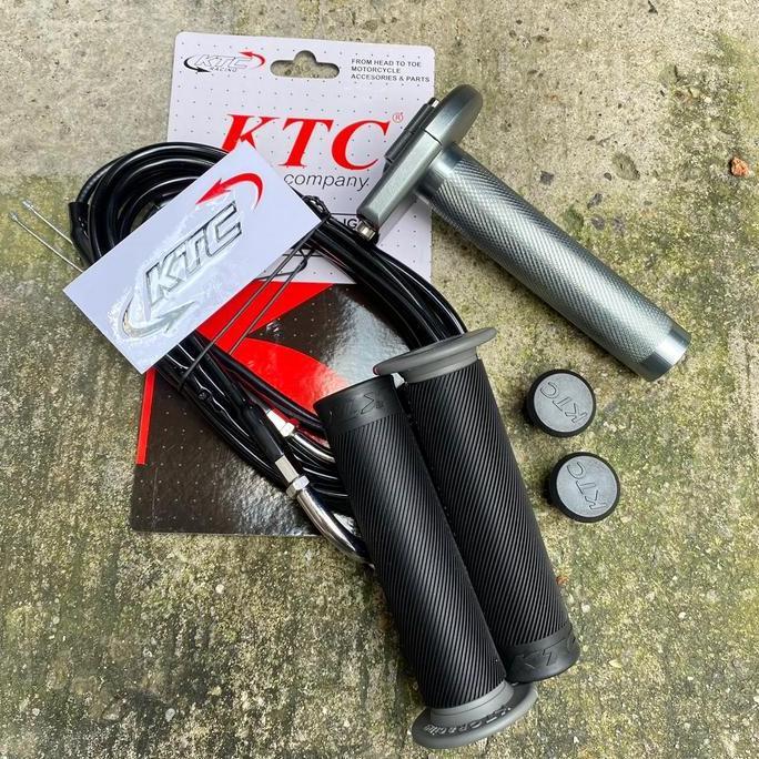 Promo Gas spontan aktif original ktc racing 2 kabel slongsong gas spontan ktc 2 kabel plus handgrip 