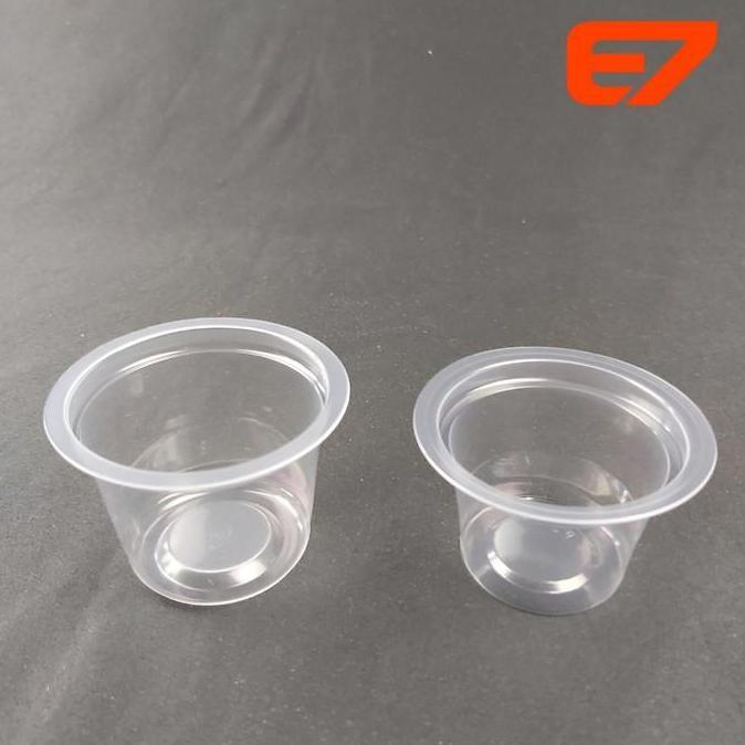 Cup Puding Plastik PP Sauce Cup Sambal Bumbu 50ml & 65ml (50pcs)