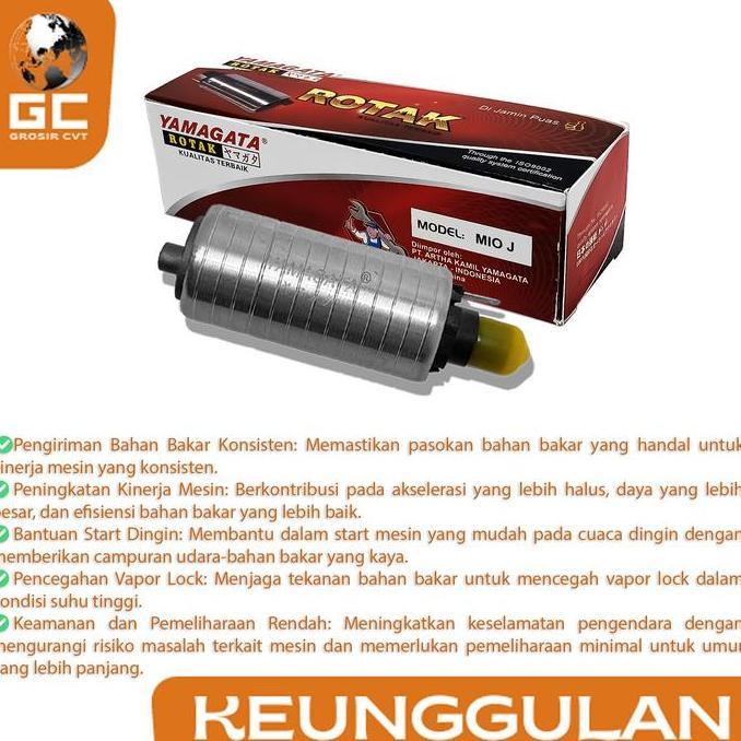 DA48 - Rotak Fuel Pump Pompa Bensin Yamaha Mio J M3 Fino Xride Soul GT Xeon FreeGo Aerox Fi RC 115 1