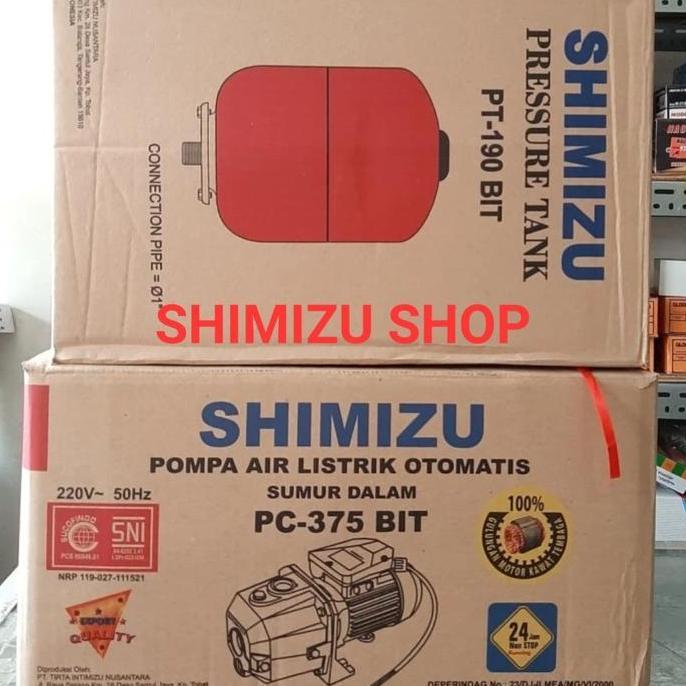 Shimizu Jet Pump PC 375 Bit / Pompa Sumur Dalam 375watt Shimizu PC375bit ready