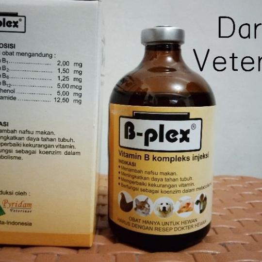 B Plex 100Ml Vitamin B Kompleks Untuk Hewan