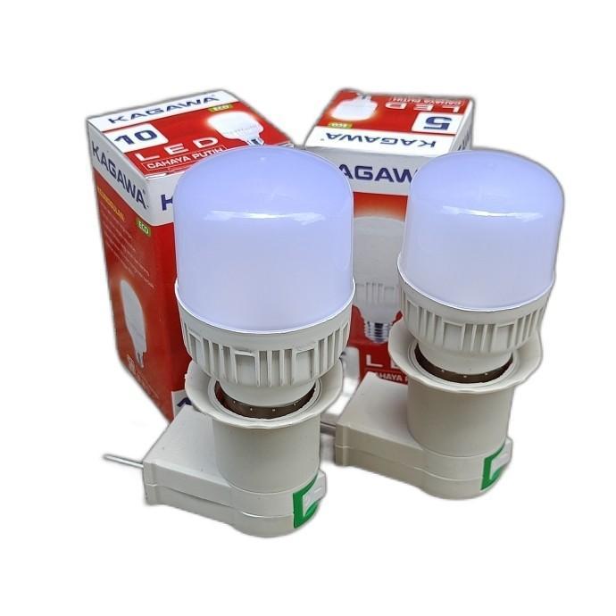 Lampu Led Set Fitting Colok Dinding Saklar On/Off Fitting Lampu Dinding