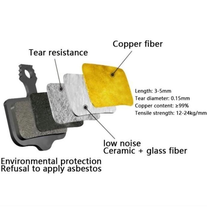 Murah Toopre TP-01D Kampas Rem Brake Pad Shimano XTR M975 Saint XT SLX Hone Non COD