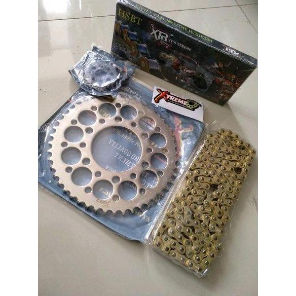 Gear set xtreme yamaha r15 v3 r15 v2 mx king vixion