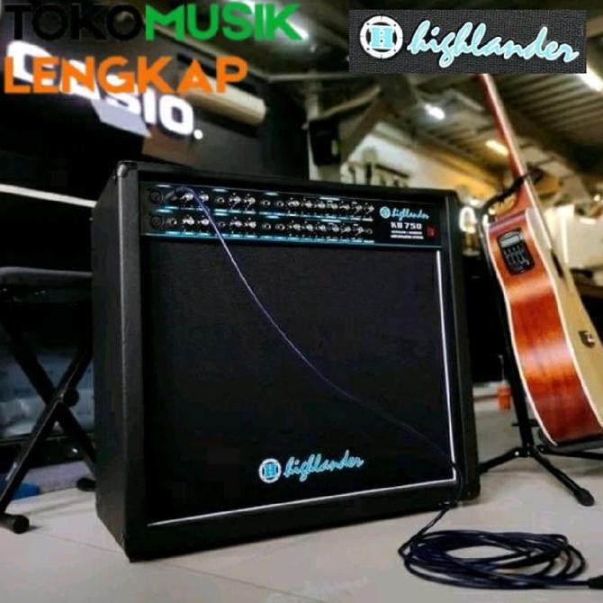 SABDAA317 - AMPLIFIER KEYBOARD AND ACOUSTIC AMPLI KEYBOARD DRUM GITAR 4 INPUT HIGHLANDER KB 750 KB75