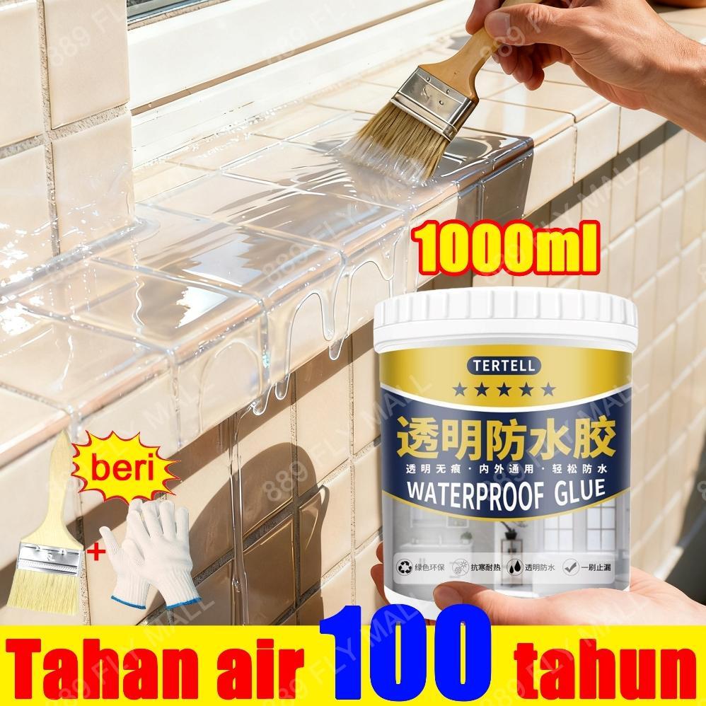 lem bening transparan Lem transparan anti bocor anti air lem tembok retak anti bocor Toilet/kolam re