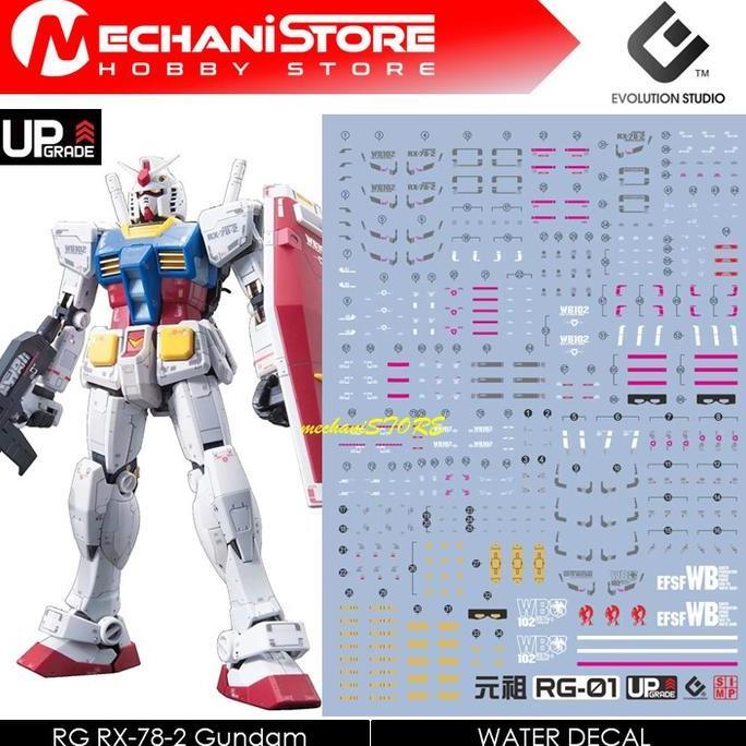 EVO Decal RG - RG01 RX-78-2 Gundam
