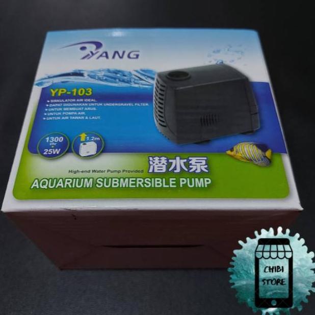 POMPA AKUARIUM YANG YP-103 / MESIN KOLAM YANG YP - 103 / MESIN AQUARIUM YANG YP 103 /  POND PUMP YAN
