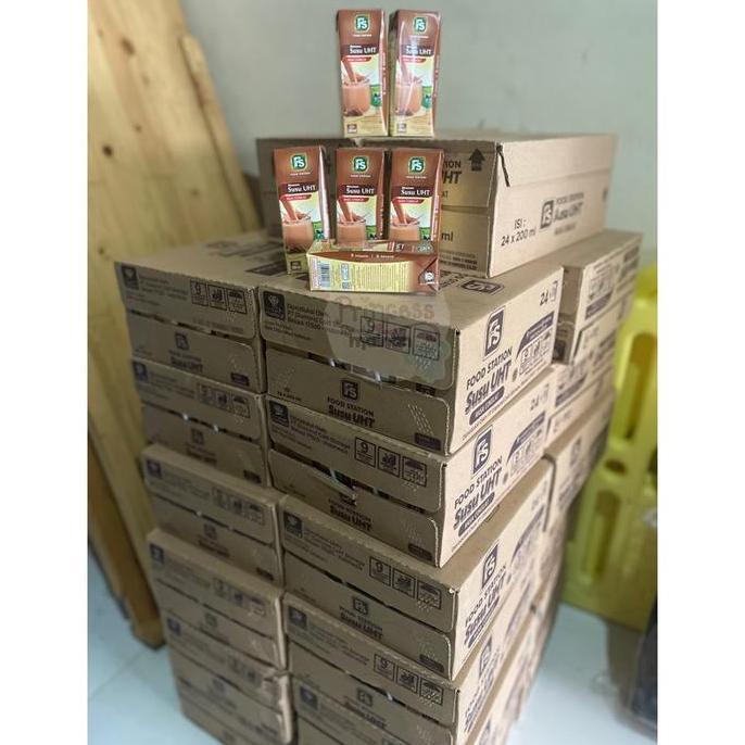 susu uht fs food station 200ml 1 dus