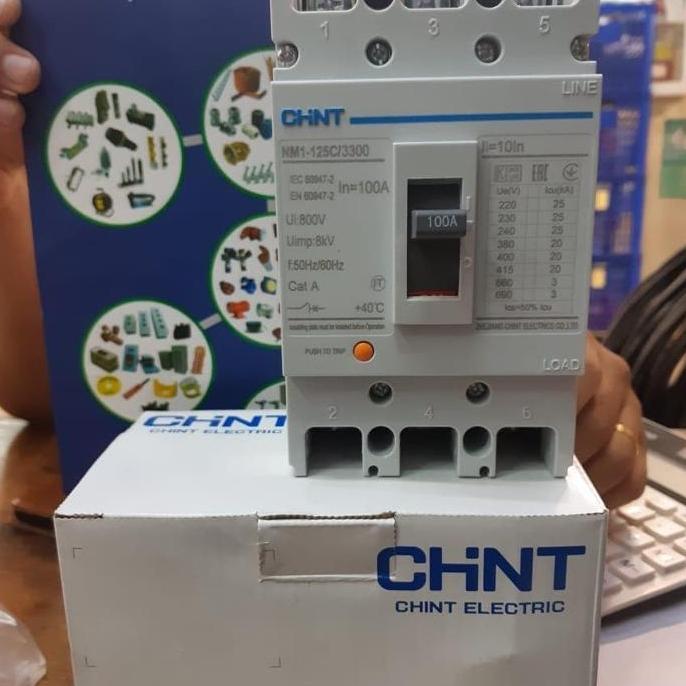 Promo Breaker 100 A Chint / MCCB 100 Ampere Chint Diskon