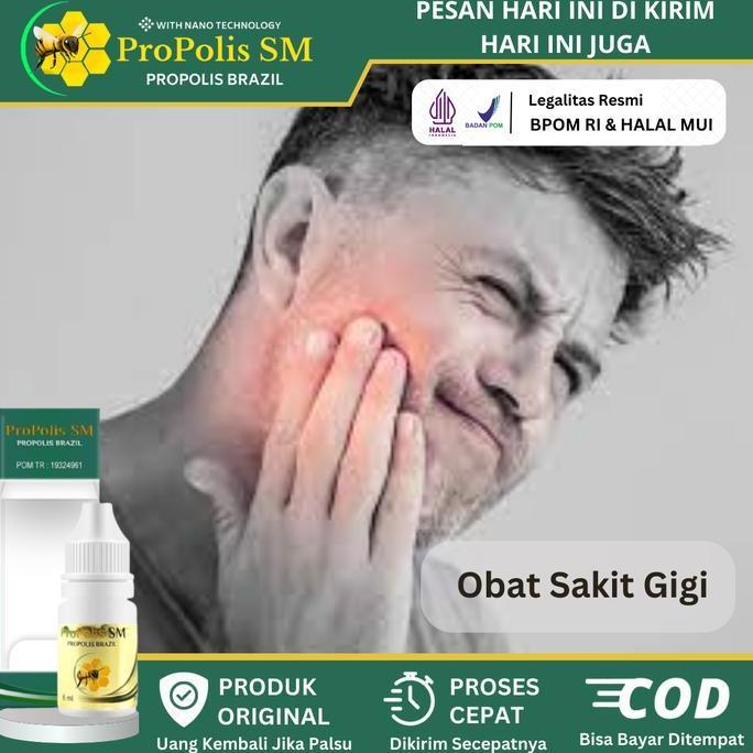 Propolis Sm Untuk Sakit Gigi, Sakit Gigi Berlubang, Gigi Berlubang, Gusi Bengkak, Sakit Gigi Anak, S