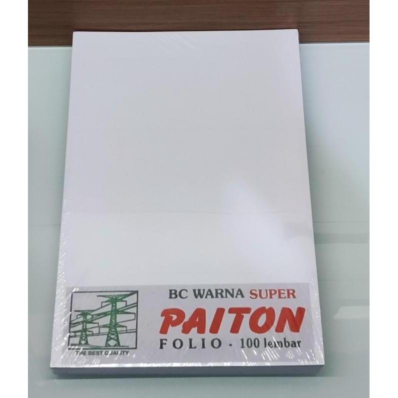 Kertas Buffalo Putih F4 / Folio