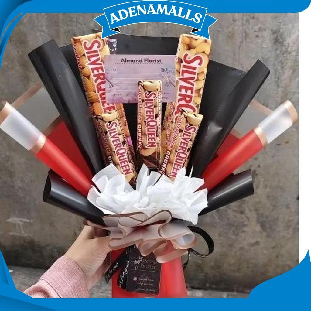 Promo Valentine Buket / Bouquet Coklat Silverqueen, Buket Wisuda Buket Cokelat Buket Mewah Best Sell