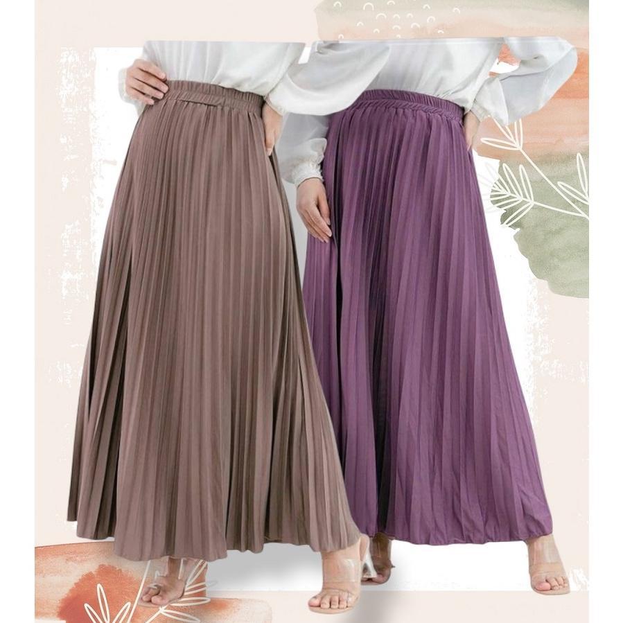 Termurah / Hot Sale Rok Plisket Jumbo Premium Tebal Hyget Super