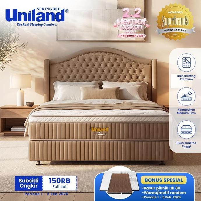 Uniland Springbed Rivera Emira Plushtop Full Set