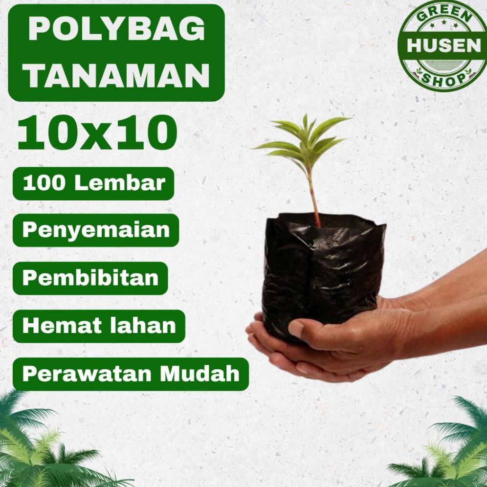 Bisa Cod Polybag Tanaman Kecil Ukuran 1010 Polibag Hitam Murah Polibek Untuk Semai ><