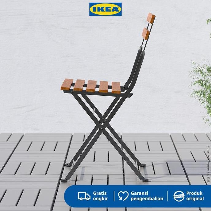 Ikea Tarno Kursi Lipat Outdoor 39 X 40 Cm Kayu Plastik