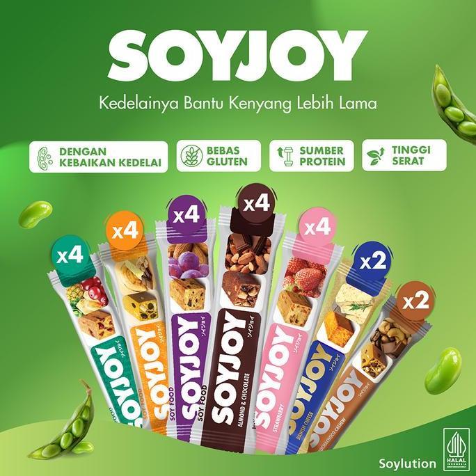 SOYJOY Snack Bar Kedelai All Variant - 24 Bar