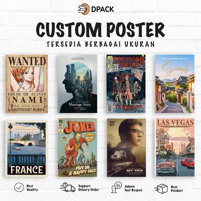 PRINT / CETAK POSTER A0, A1, A2