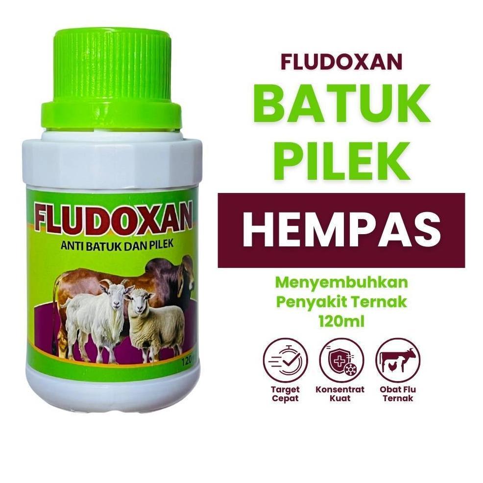 Obat Batuk Kambing - Obat Batuk Sapi - Obat Batuk Domba - Fludoxan 120 ml Jakarta