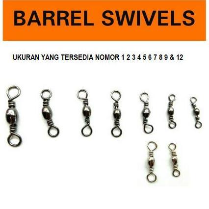 Kili Kili Barrel Swivel Ukuran Kecil Sampai Besar Perbungkus Allshop