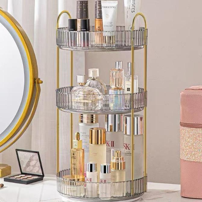 Rak Kosmetik / Makeup Storage / Kotak Penyimpanan Skincare / Tempat Kosmetik / Rak Alat Tulis KS