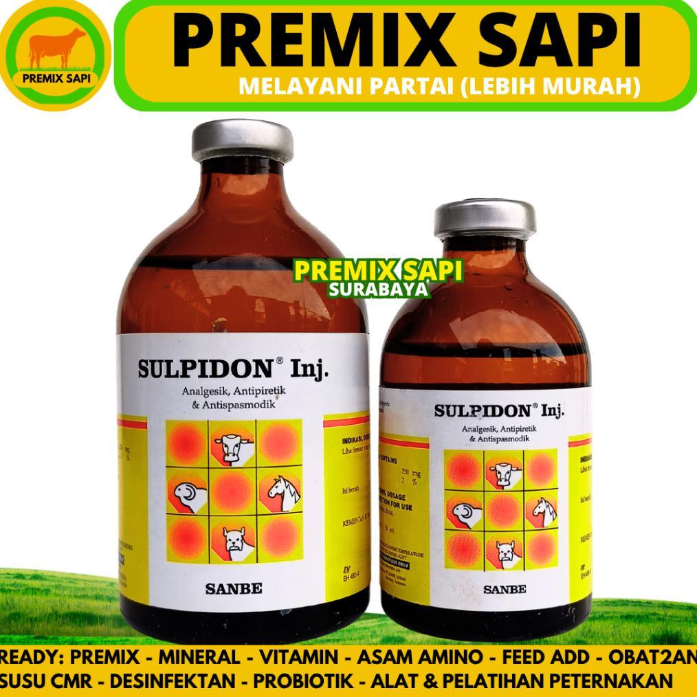 SULPIDON 100ML DAN SULPIDON 50ML - Obat Hewan Pereda Sakit Hewan Analgesik Antipiretik Antispasmodik