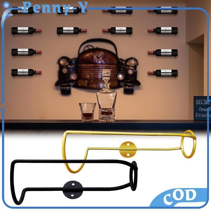 LOLY Rak Botol Wine Dinding Wine Holder Wall Rak Botol Minuman Alkohol