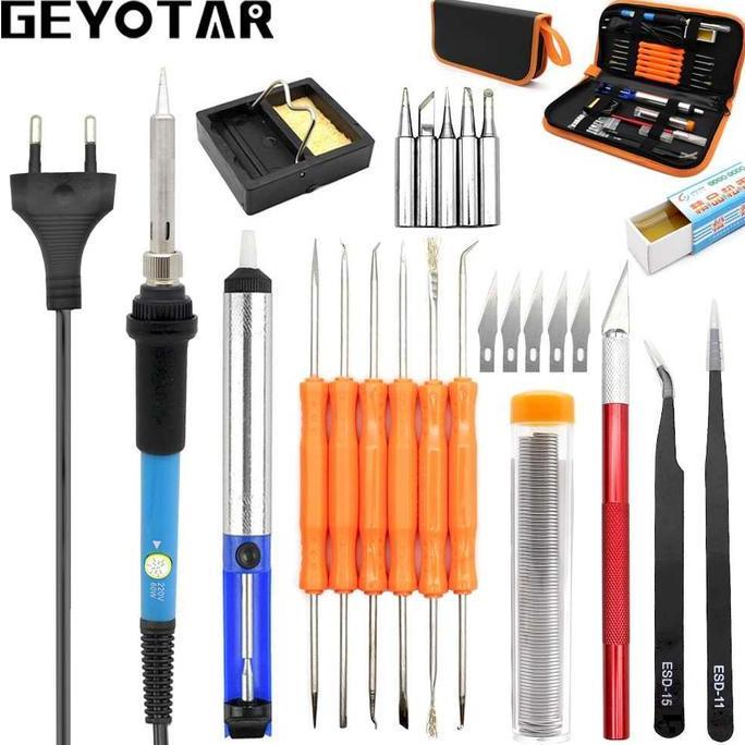 DOVLAND Paket Peralatan Solder untuk service hp / elektronik - SIK-003