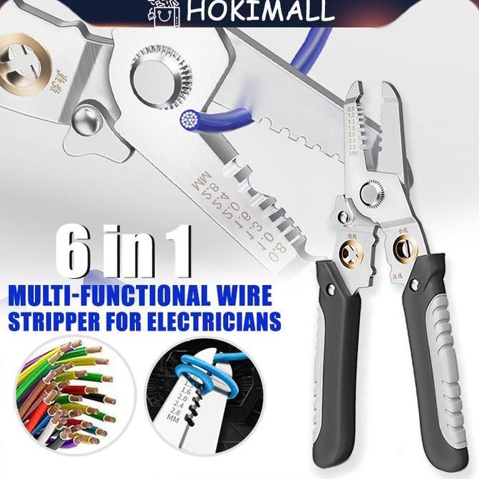 WOVLO Tang Multifungsi/Tang Potong Kabel Listrik/Tang Serbaguna Multifungsi