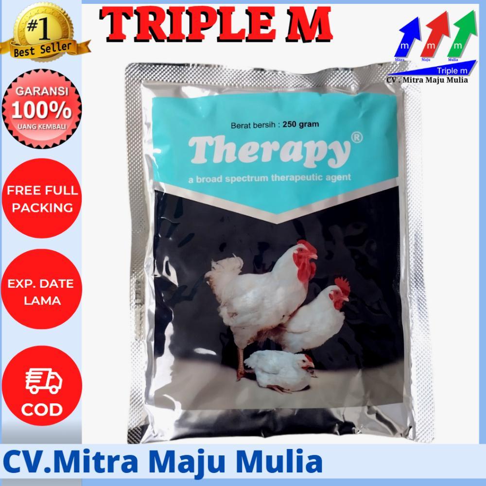 THERAPY 250 GRAM MEDION - Therapy Ayam - Obat Ayam Antibiotik Ayam Obat Crd Koksi Coryza Snot Flu Ay