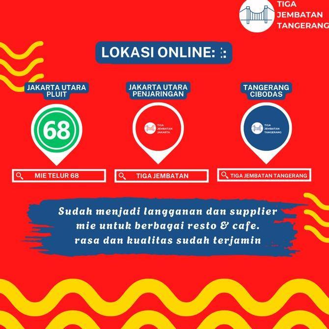 Mie Kering Kuning 68 60 PCS Mie Bal Mie Oven Mie Instan Ekomie Mie Burung Dara Mi Kering mie telur m