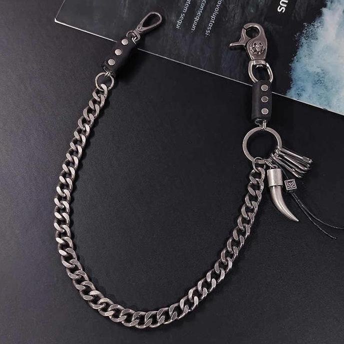 LOLY Rantai Celana Chain Dompet Rantai Celana Dompet Rantai Dompet Dompet Rantai Pria