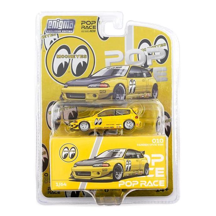 Promo POP RACE ENIGMA 1/64 PANDEM HONDA CIVIC EG6 V1.5 MOONEYES Diskon
