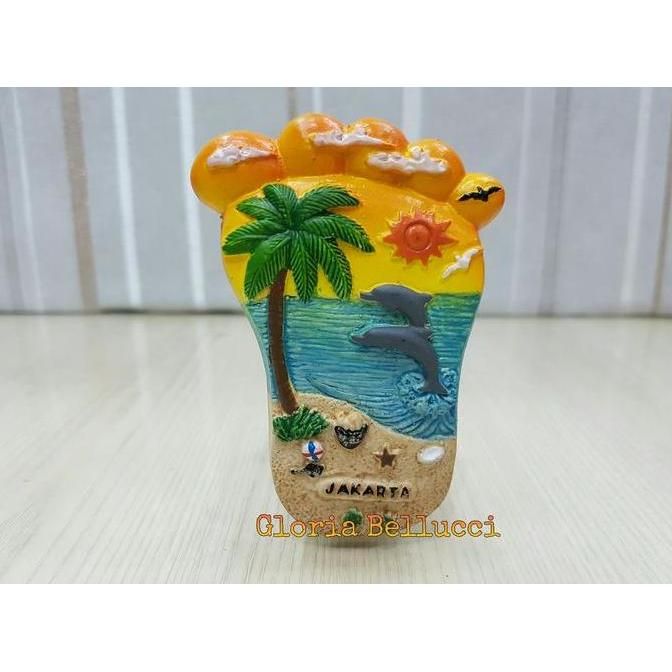 SOUVENIR TEMPELAN MAGNET JAKARTA MONAS INDONESIA